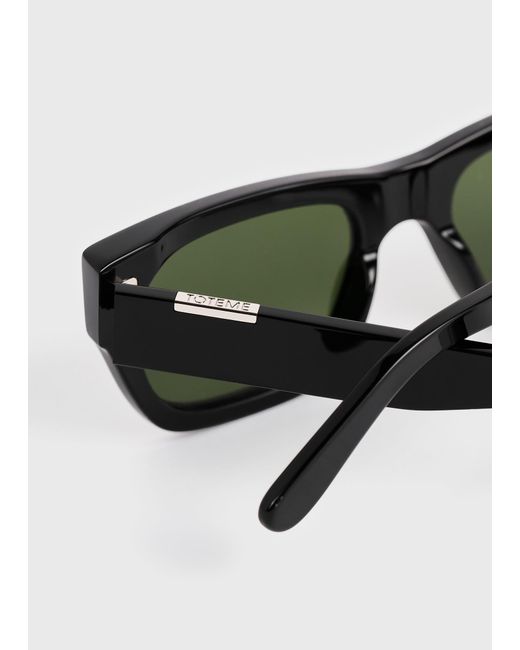 Totême Green Voyager Sunglasses
