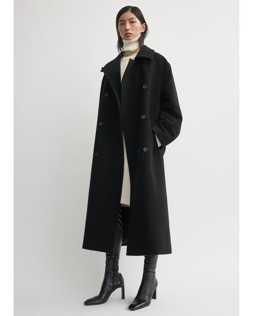 Totême Black Shield Coat