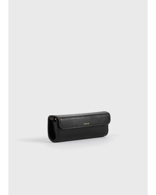 Totême  White Leather Lipstick Case