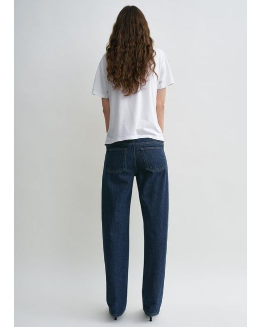 Totême Blue Low Straight Denim