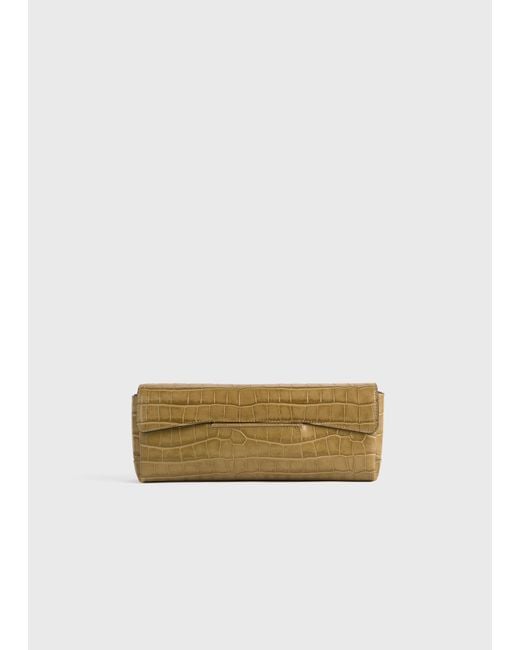 Totême Multicolor Soft Croco-Embossed T-Clutch