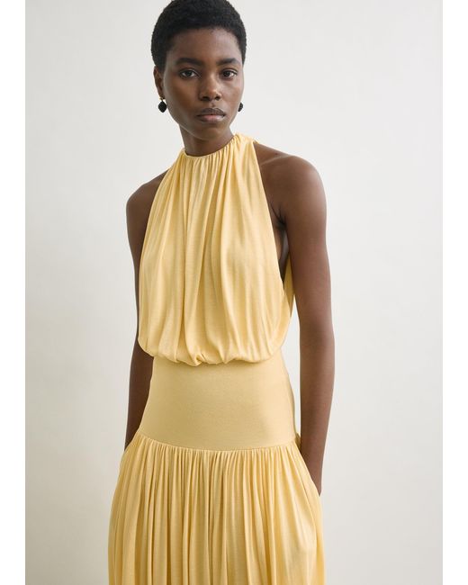 Totême Natural Soft Gathered Dress