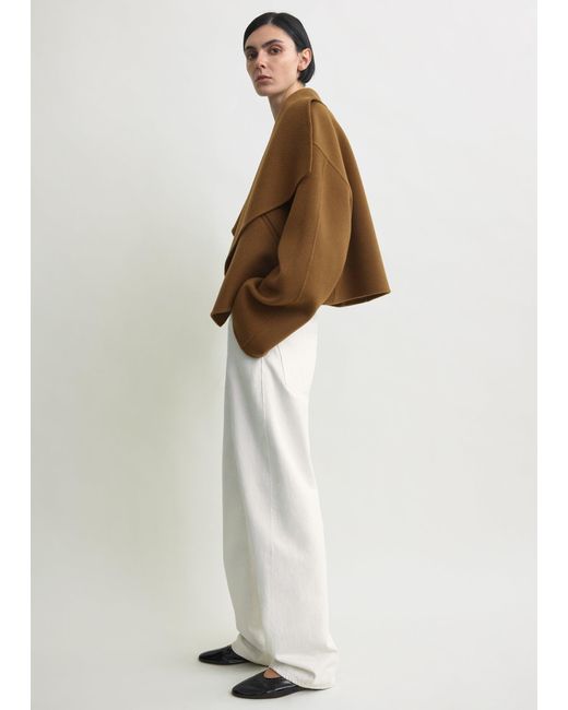 Totême Brown Signature Doublé Jacket