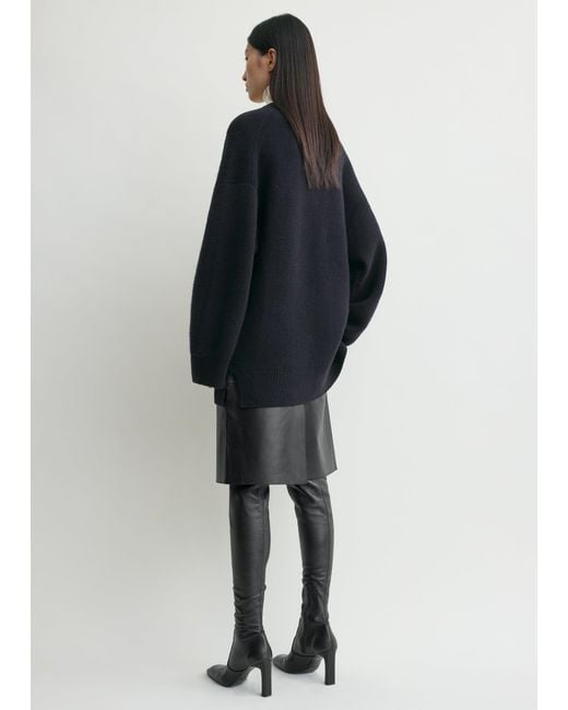 Totême Blue Longline Cardigan