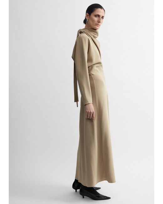 Totême Natural Slouch Waist Scarf Dress