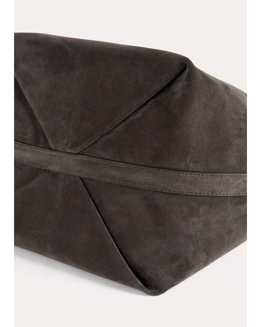 Totême  Multicolor Belted Suede Tote
