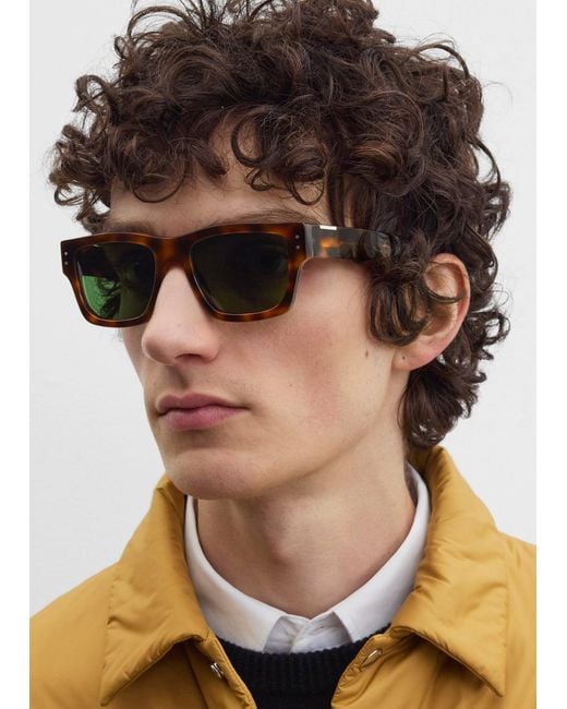 Totême  Green Square Sunglasses