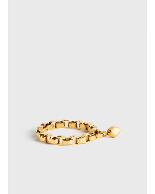 Totême  Metallic Pebble Bracelet