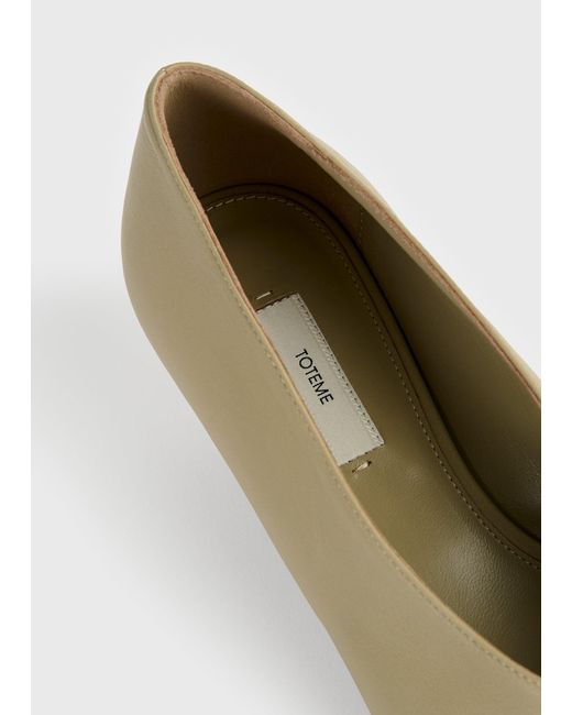 Totême Natural Pierced Nappa Pumps