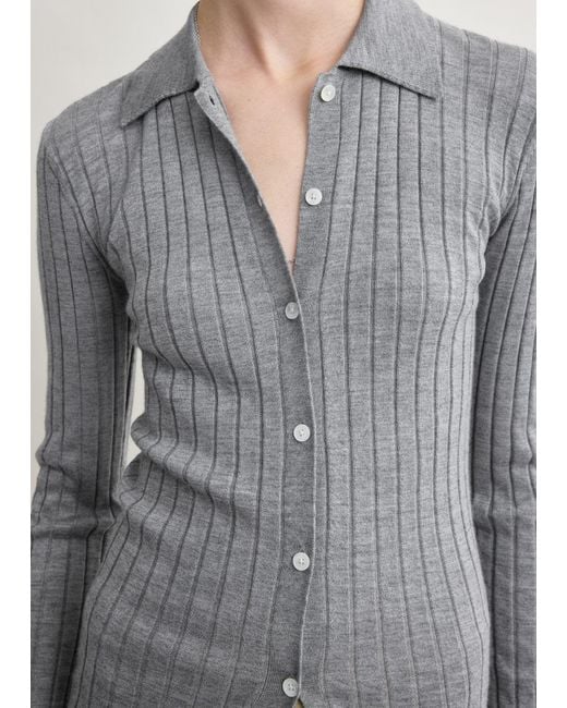 Totême  Multicolor Slim Ribbed Shirt