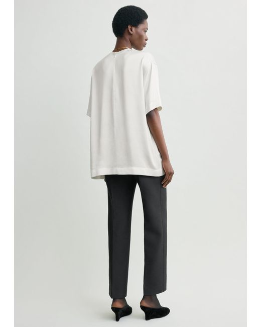 Totême  White Satin Tee