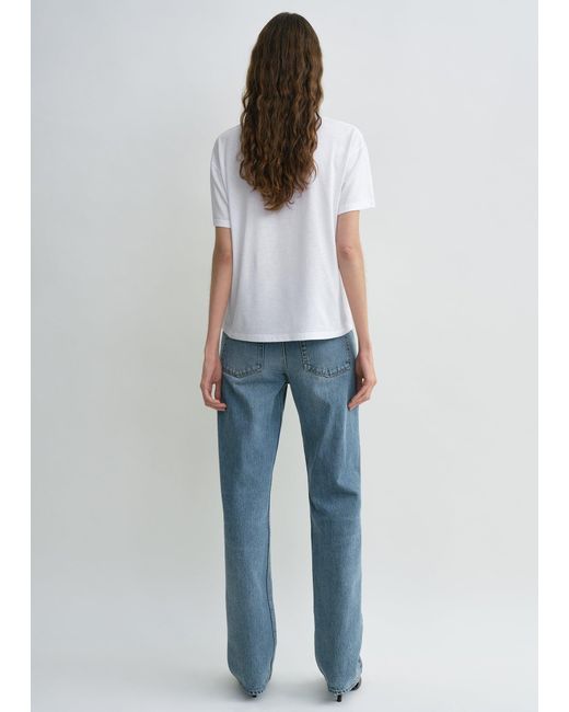Totême  Blue Low Straight Denim