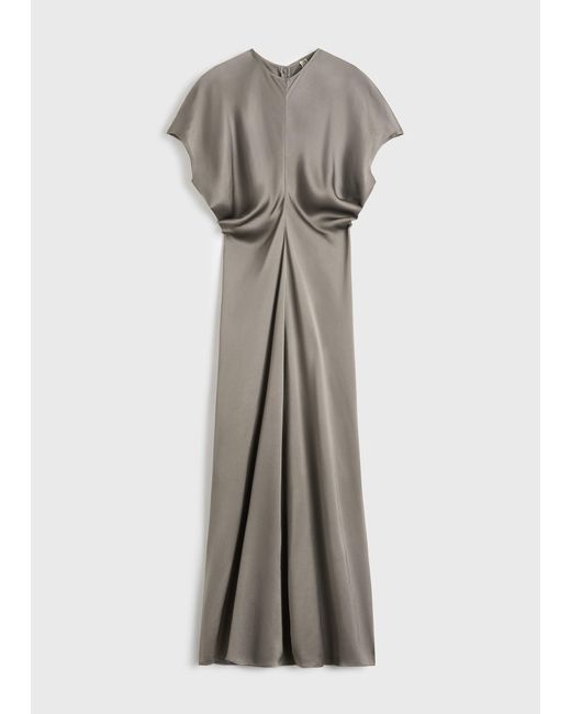 Totême White Slouch Waist Dress