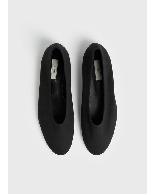 Totême  White Slip Jersey Ballerinas