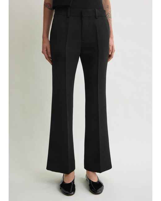 Totême  White Kick Flare Trousers