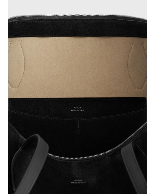 Totême  Black Suede Day Tote