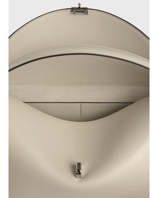 Totême  Natural T-Lock Leather Top Handle