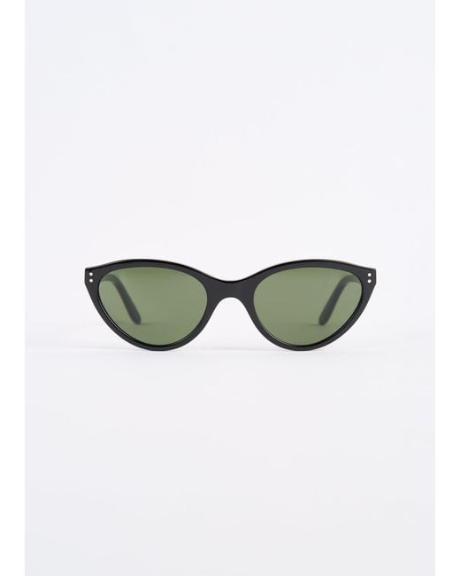 Totême Green Cateye Sunglasses