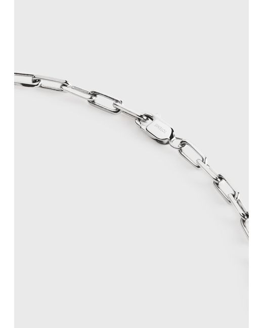 Totême White Crew-Neck Chain 18Kt