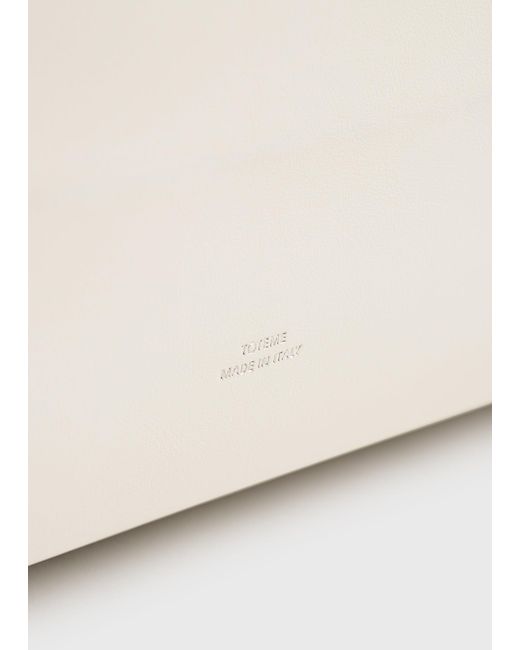 Totême  White Roam Leather Tote