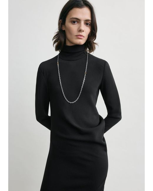 Totême  Blue Long Twist Dress