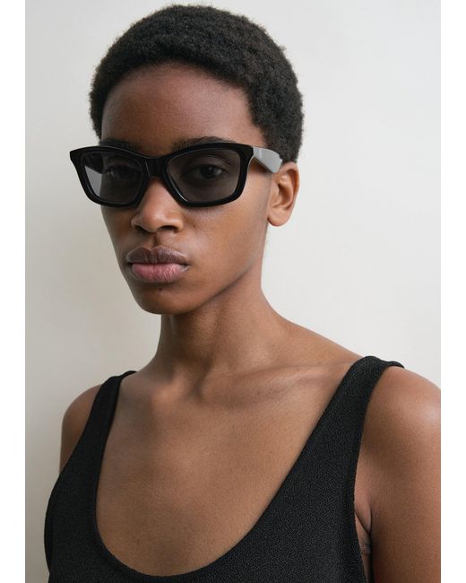 Totême Black Classic Sunglasses