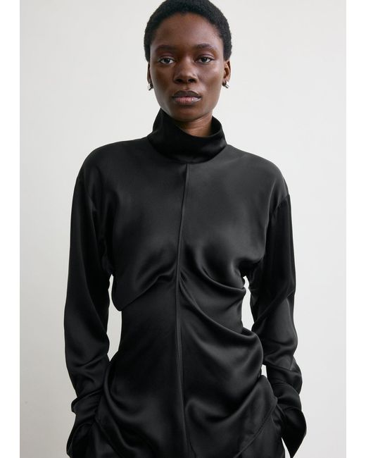 Totême  Black Slouch Blouse