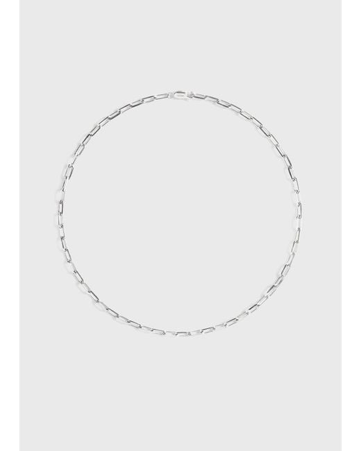 Totême White Crew-Neck Chain 18Kt