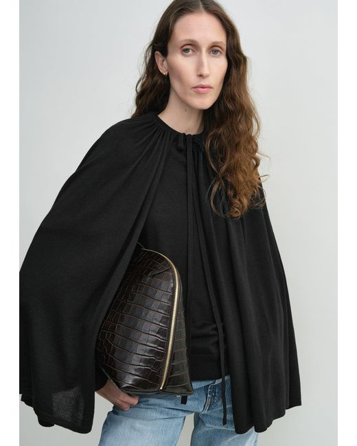 Totême  Blue Drawstring Cape