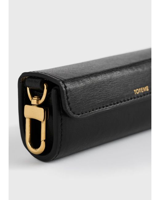 Totême  White Leather Lipstick Case