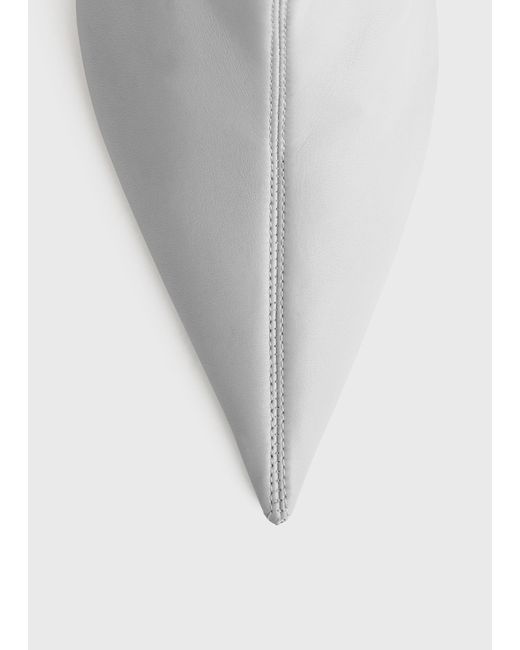 Totême White Nappa Heeled Sock Boots