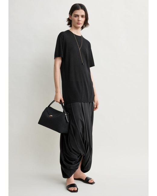Totême Black Tee Knit