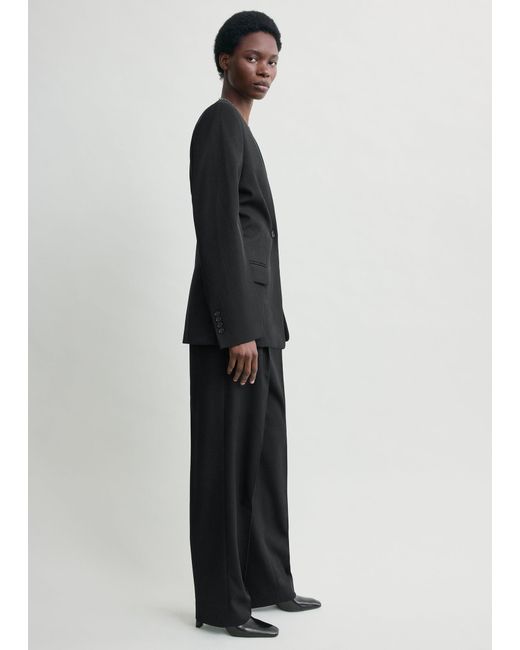 Totême Black Slouch Blazer