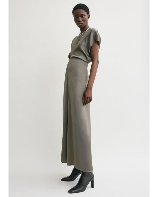 Totême White Slouch Waist Dress