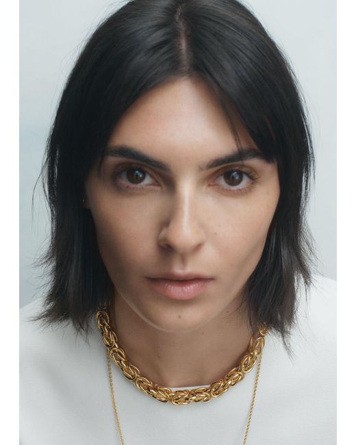 Totême  Metallic Byzantine Collar