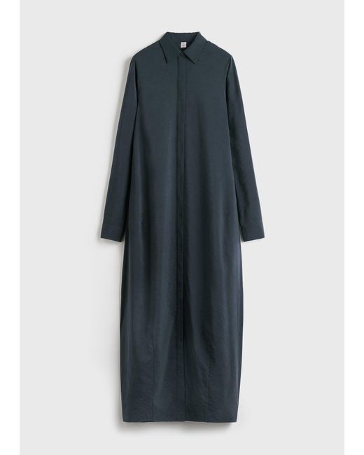 Totême  Blue Parachute Shirtdress