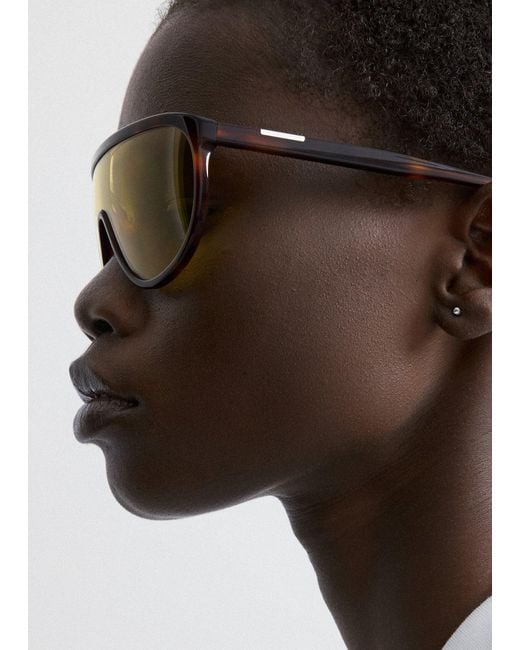 Totême  Natural Shield Aviator Sunglasses