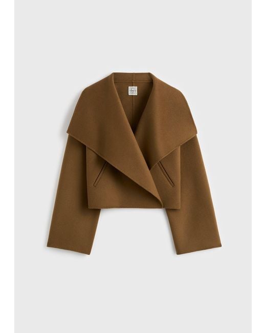 Totême Brown Signature Doublé Jacket