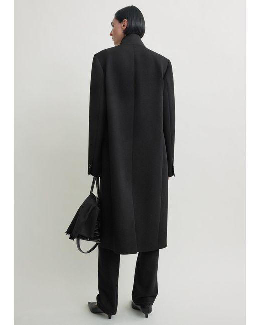 Totême  Black Classic Tailored Coat