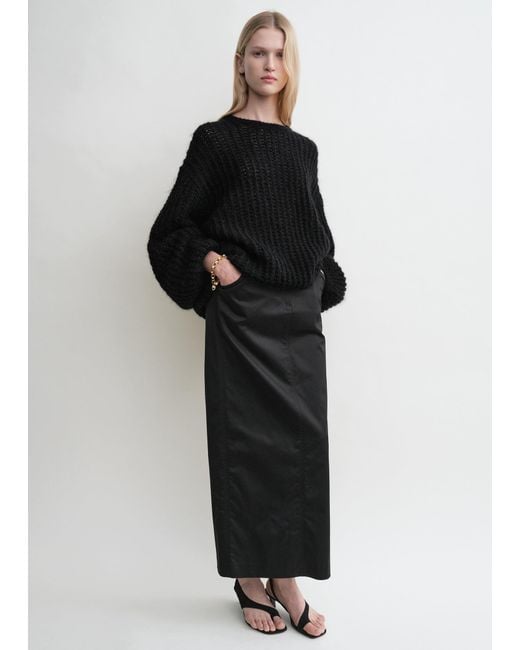 Totême Black Puffed Knit