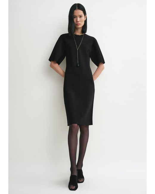Totême Black Tee Knit Dress