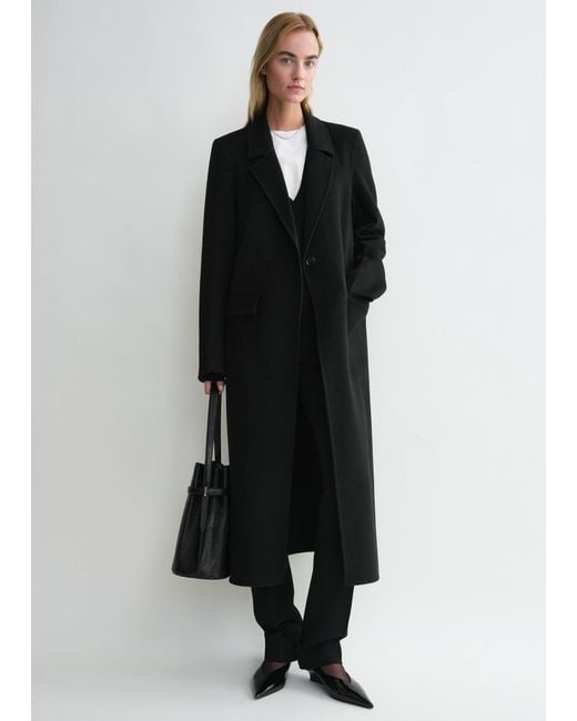 Totême  Black Classic Doublé Coat