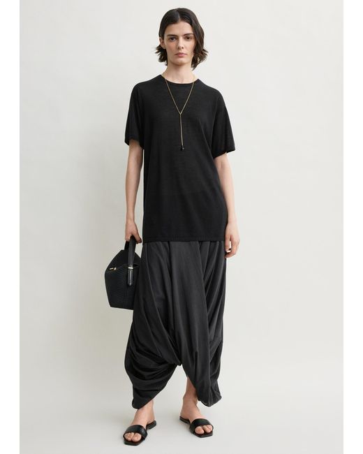 Totême Black Tee Knit