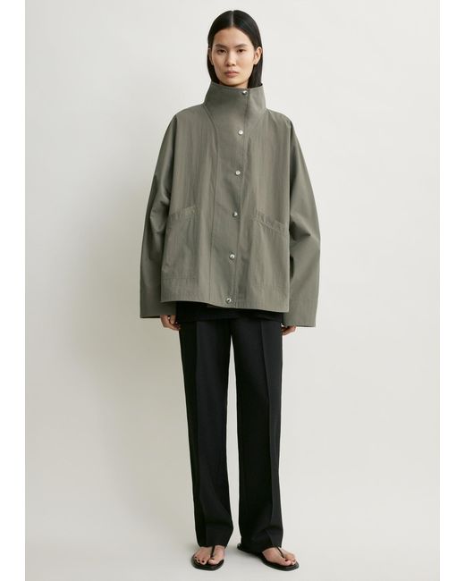 Totême Green Summer Parachute Jacket