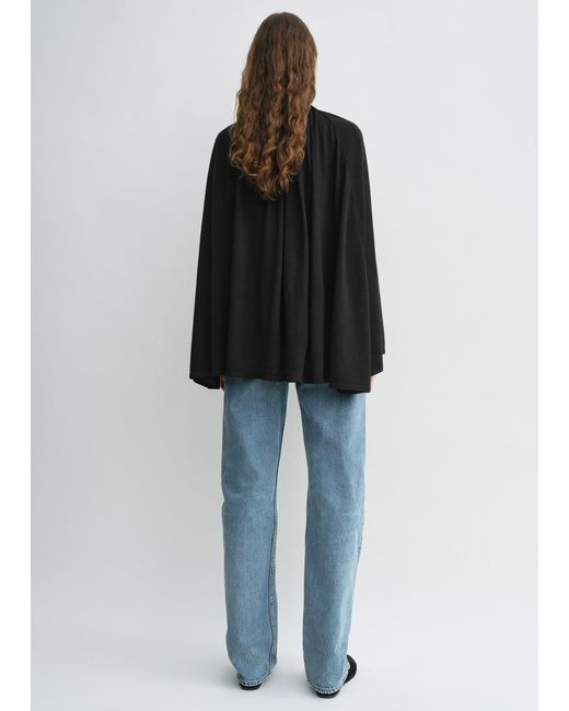 Totême  Blue Drawstring Cape