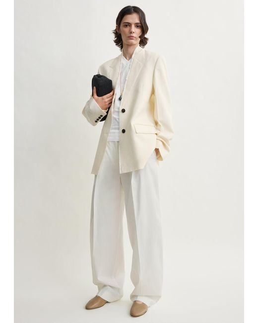 Totême Natural Raw Lapel Jacket