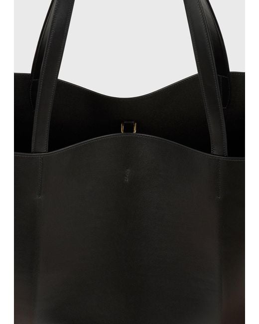 Totême  Black Roam Leather Tote