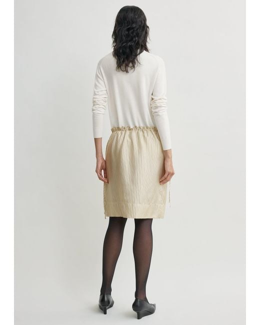 Totême Natural Striped Mini Skirt