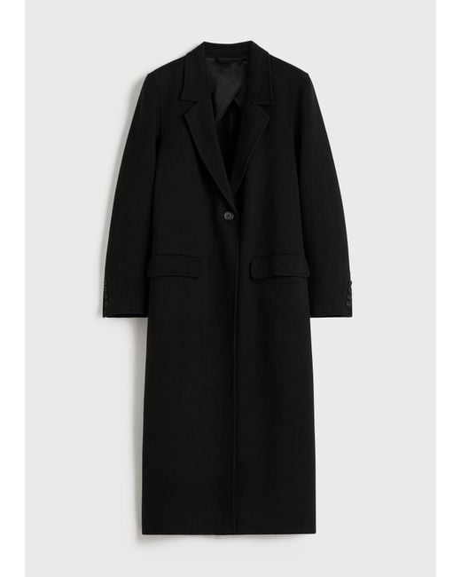 Totême  Black Classic Doublé Coat