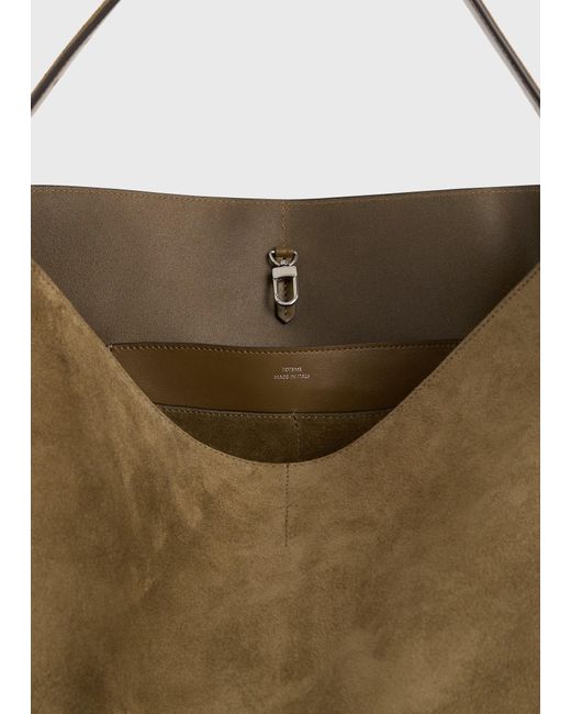 Totême  Natural Belted Suede Tote